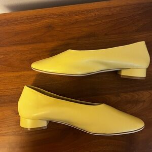 Jeffrey Campbell Trustee Flat - Never Worn, Butter Yellow Color
